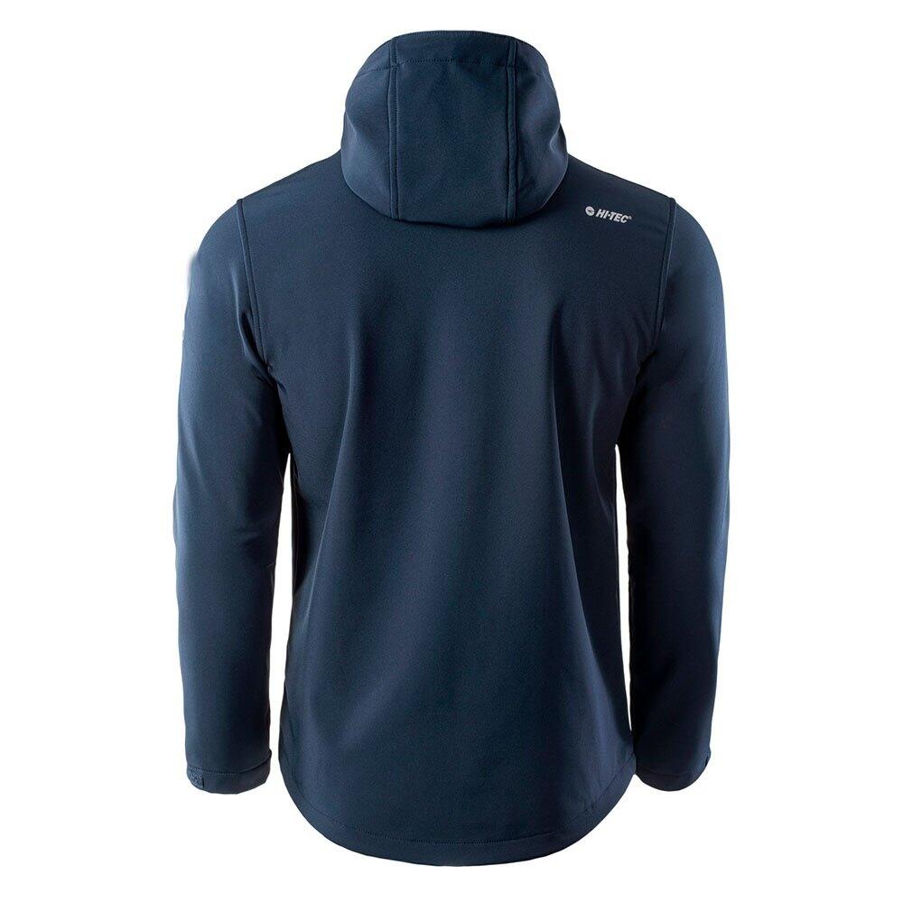 Veste Softshell CAEN Homme (Bleu Marine / Bleu) 2/3