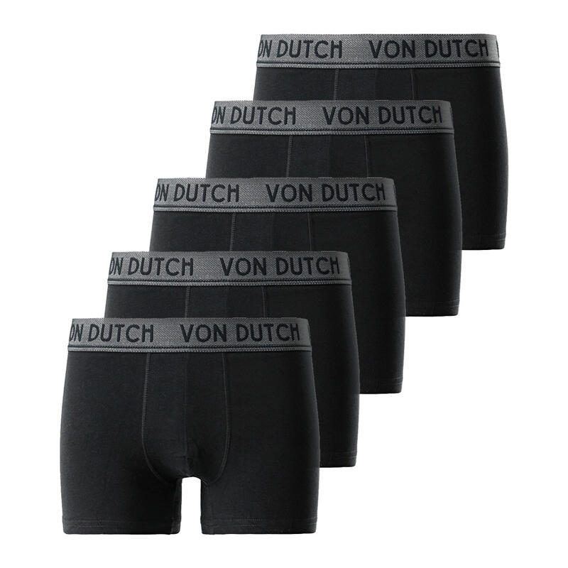 Pack 5 boxers noir homme Von Dutch original