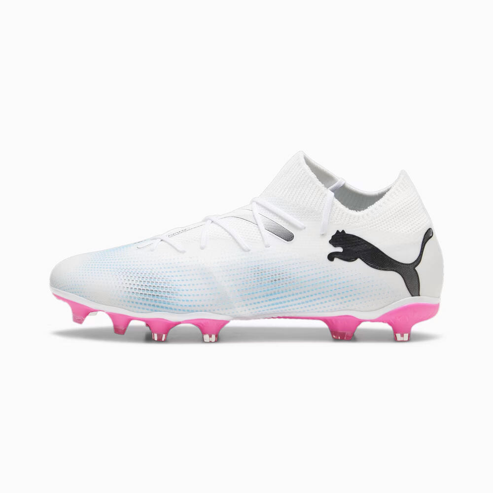 Puma - Crampons Puma Future 7 Match Fg/ag - Chaussures De Football - Blanc|noir - 47 - Decathlon