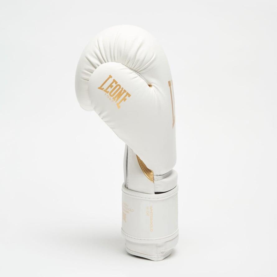 Gants Boxe d'Entraînement, MAT EDITION - Leone 1947 - 10 Oz - Blanc - Velcro 4/7