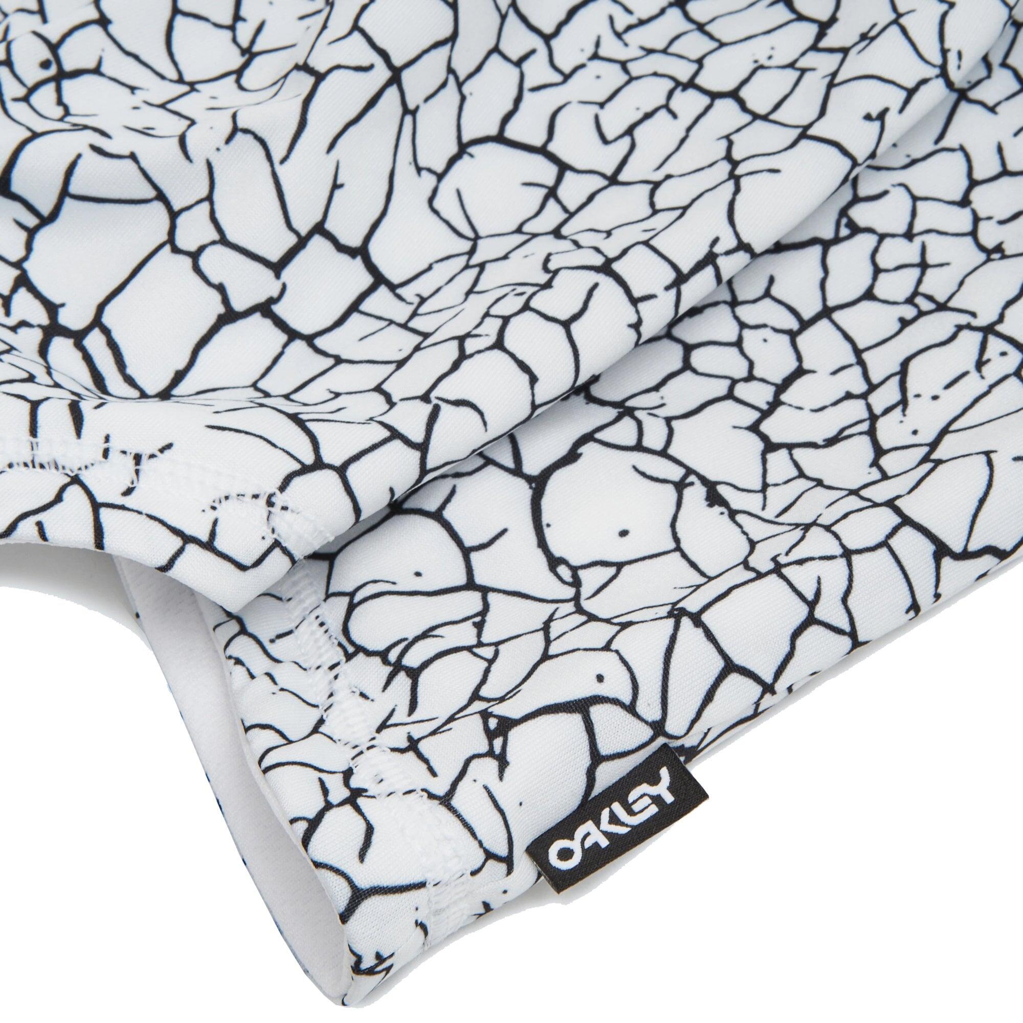 Oakley PRINTED NECK GAITER WHITE CRACKLE PRINT 2/2