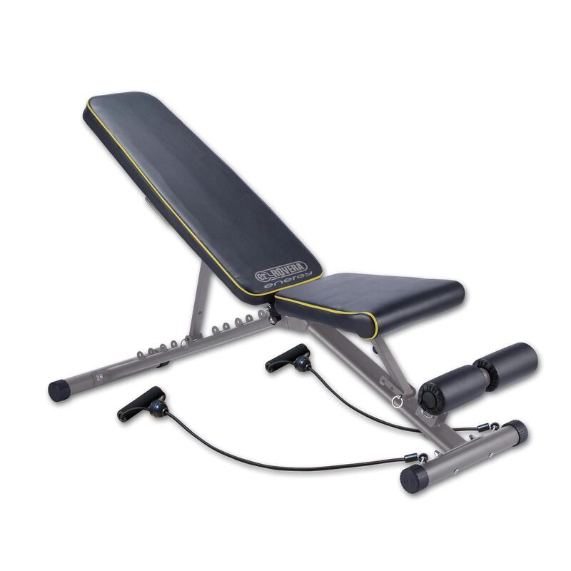 Banc de musculation multifonction et abdominaux réglable et pliable ENERGY