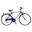 Bicicletta da città Moving uomo 28" blu