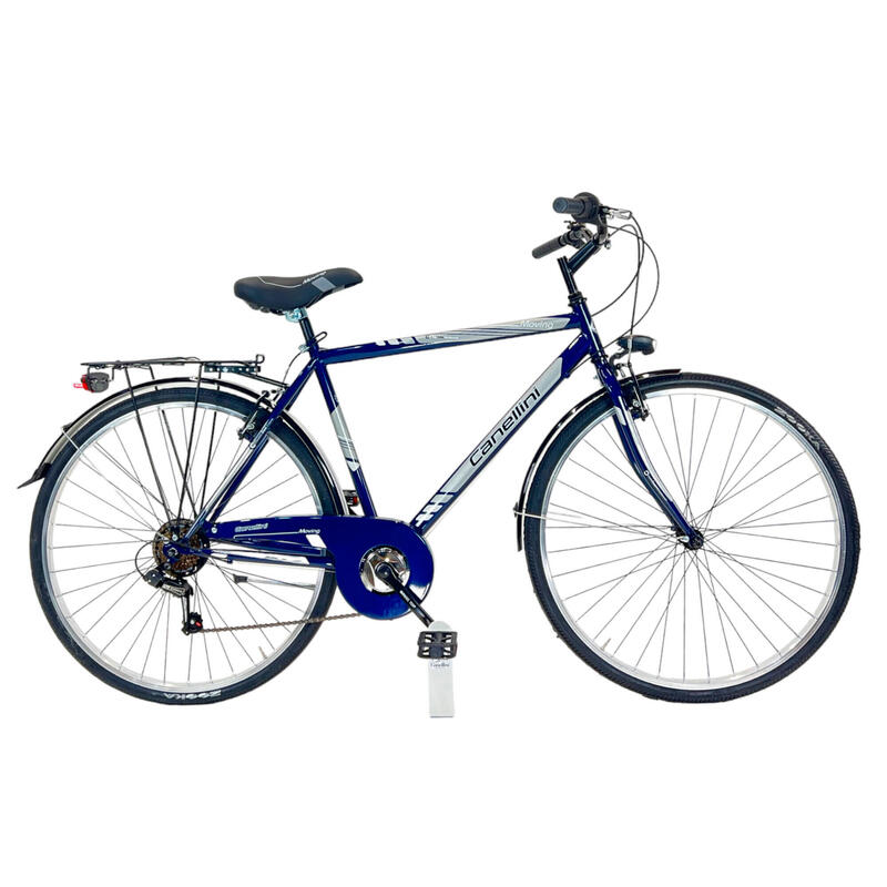 Bicicletta da città Moving uomo 28" blu