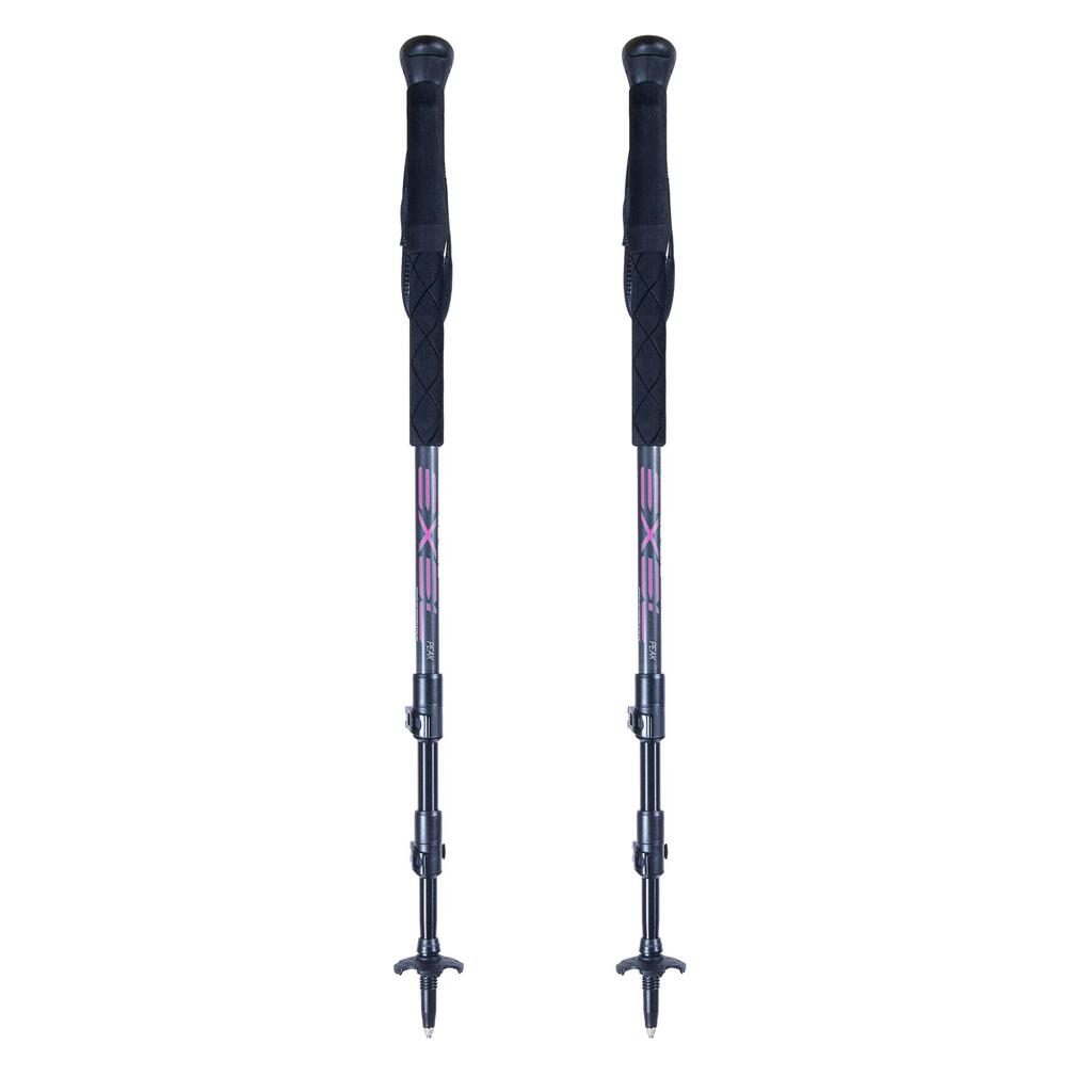 PEAK CARBON 100 pink hiking poles