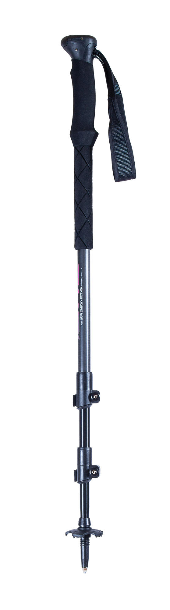 PEAK CARBON 100 roze wandelstokken 5/5