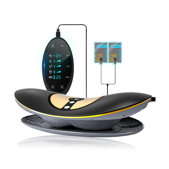 Extenseur dorsal Fitagon avec chaleur 3 niveaux et massage noir