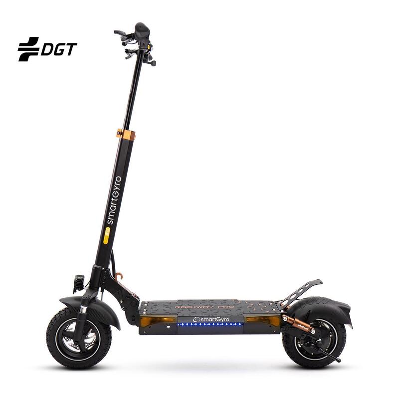 Scooter Eléctrica smartGyro RockWay PRO C, Motor 1000W 48V, Certificado DGT