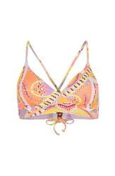 O'NEILL O'neill Vêtements de natation BAAY TOP Femmes Yellow Scarf Print