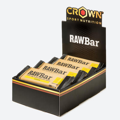 Caja de barritas tipo snack hechas de dátil, proteína y avellana. 50g Banana
