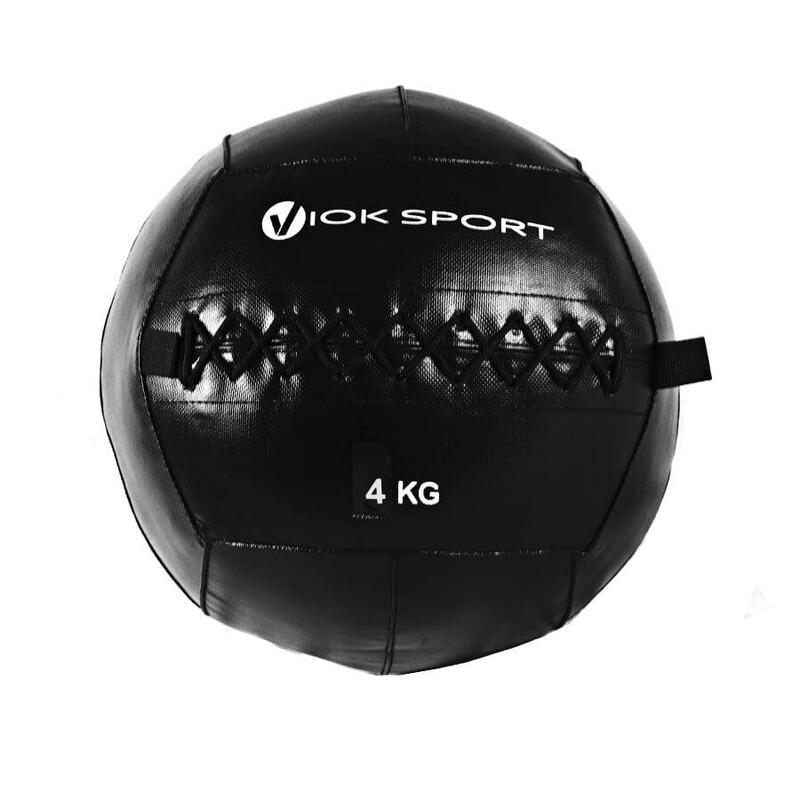 Wall ball 4kg doble costura Viok Sport