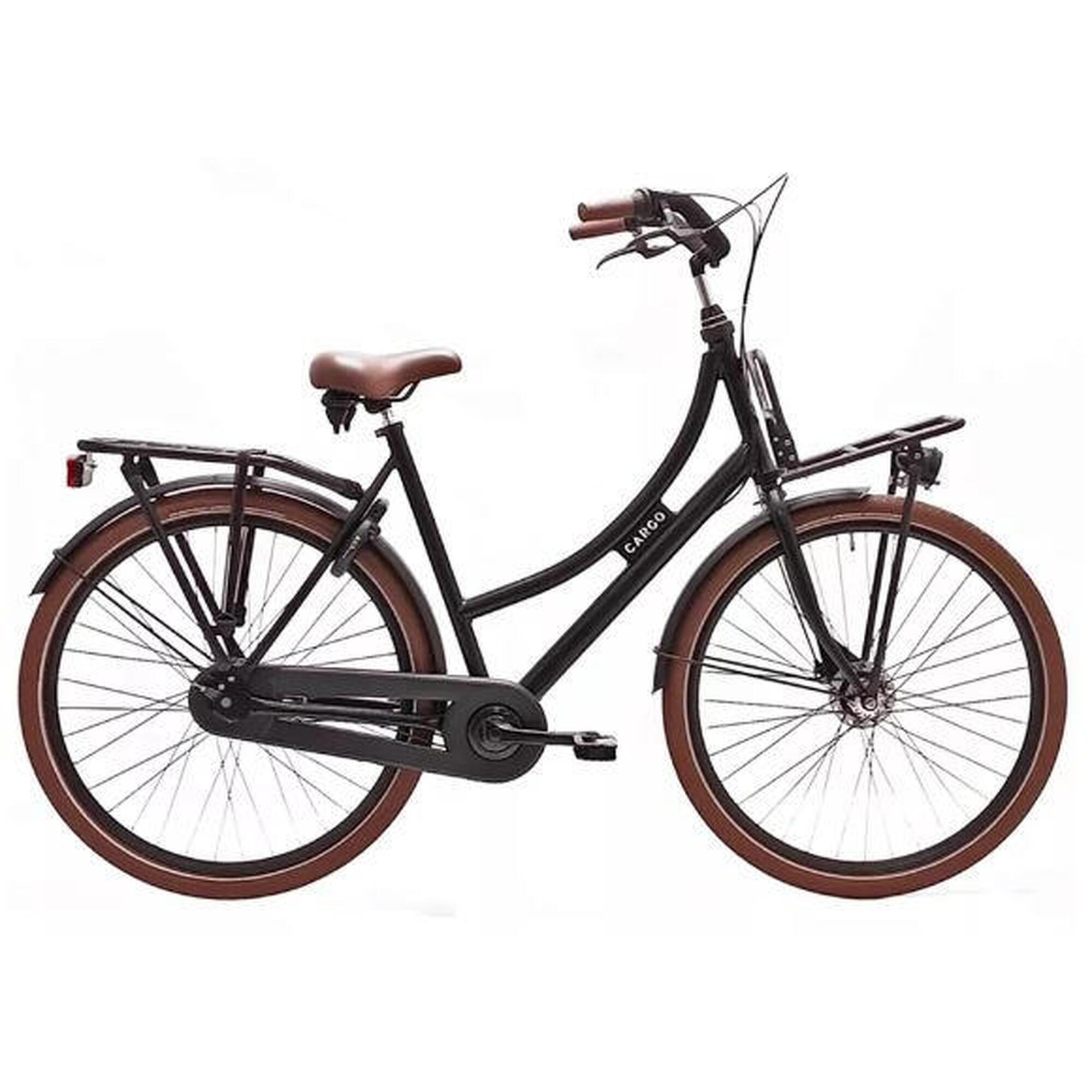 Avalon Cargo Dames 57cm R-brake Alu N7 mat-zw