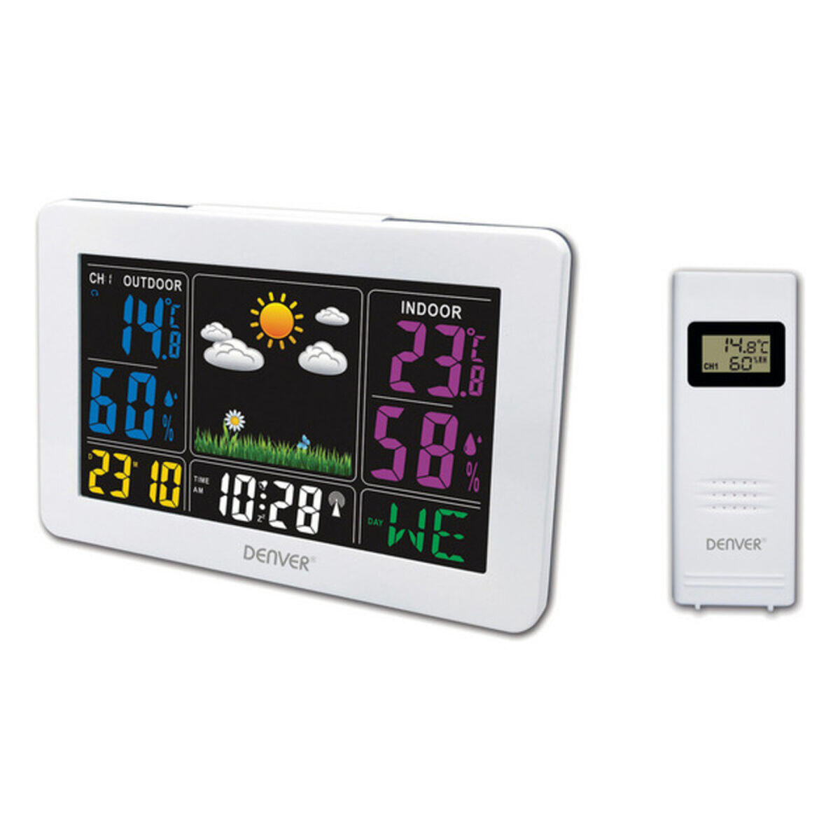 DENVER Stazione Meteorologica Multifunzione Denver Electronics WS540 BLANCA