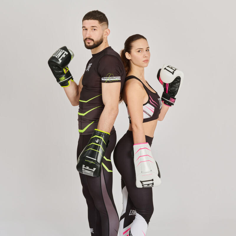 Guantes de Boxeo Leone1947 Revo Fluo blanco