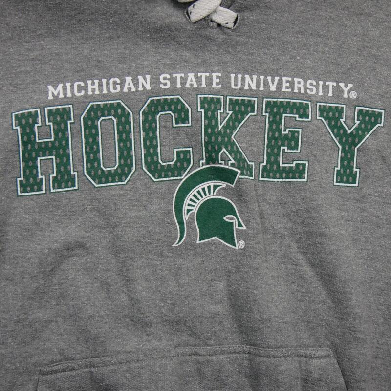 Reconditionné - Sweat à capuche Michigan State Spartans Hockey - État Excellent