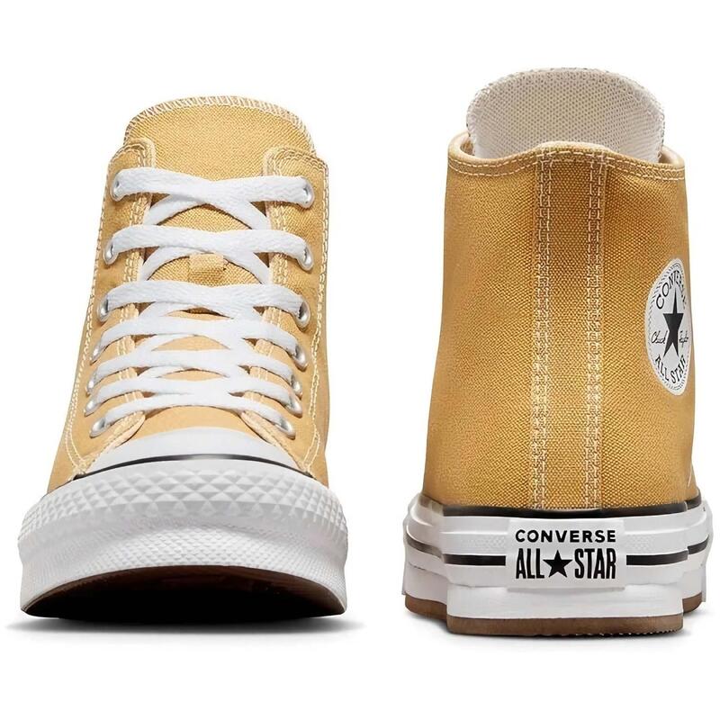 Zapatilla de caminar Converse Chuck Taylor All Star Platform Canvas Marrón