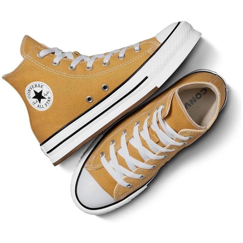 Zapatilla de caminar Converse Chuck Taylor All Star Platform Canvas Marrón