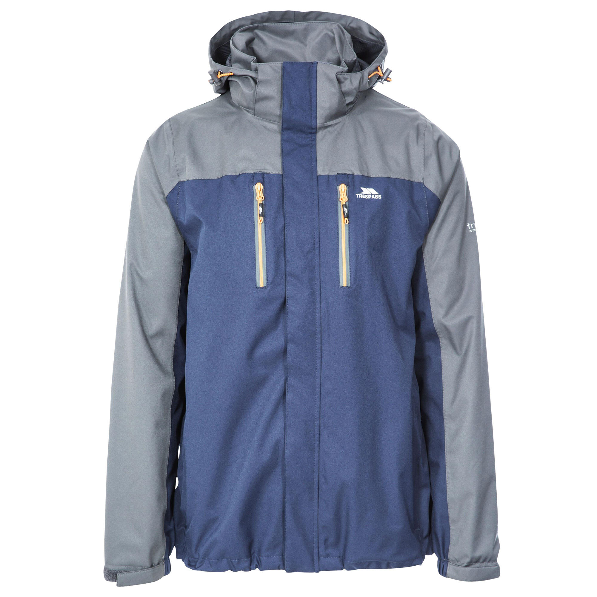 TRESPASS Mens Wooster Waterproof Jacket (Navy)
