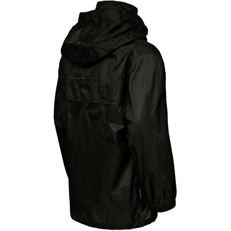 Packa Veste imperméable repliable Enfant unisexe (Noir)