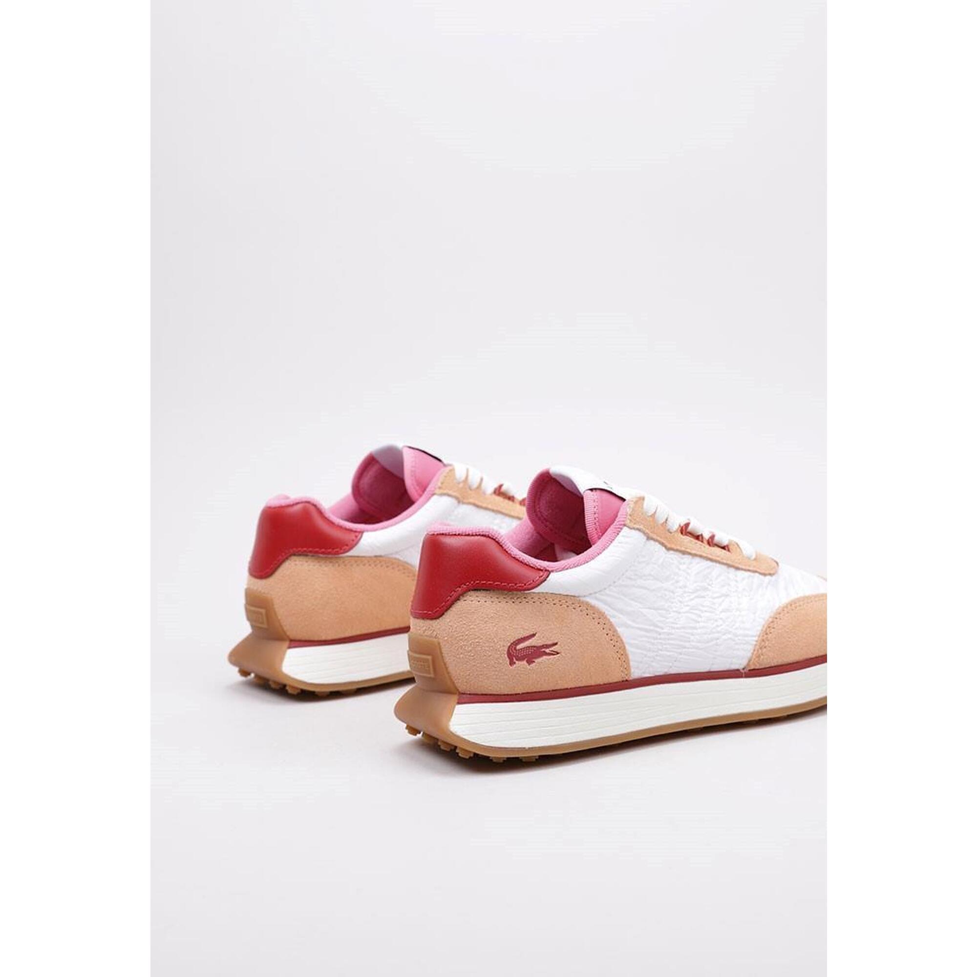 Chaussures Deportivas Mujer Lacoste L-SPIN WRINKLED Rose