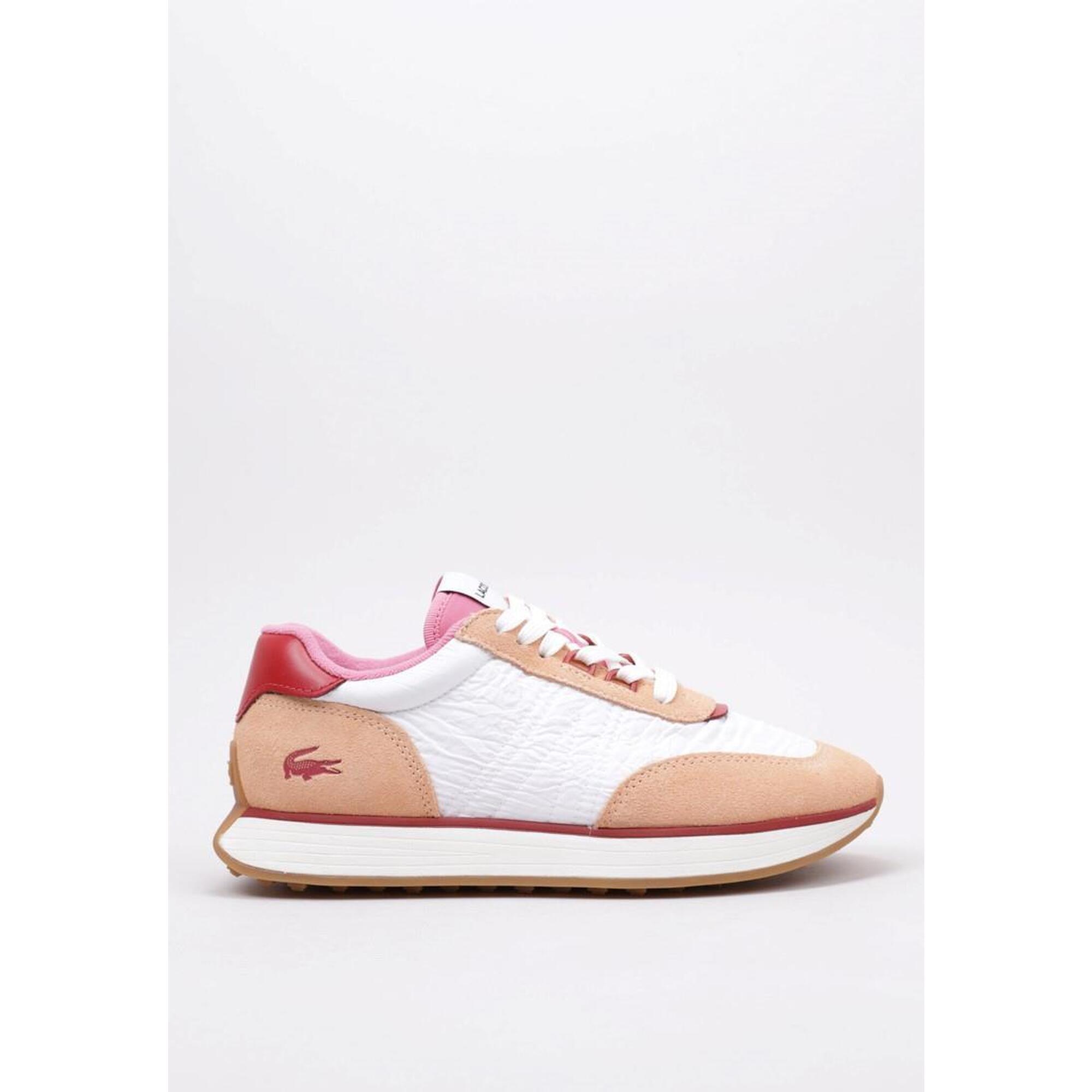 Chaussures Deportivas Mujer Lacoste L-SPIN WRINKLED Rose