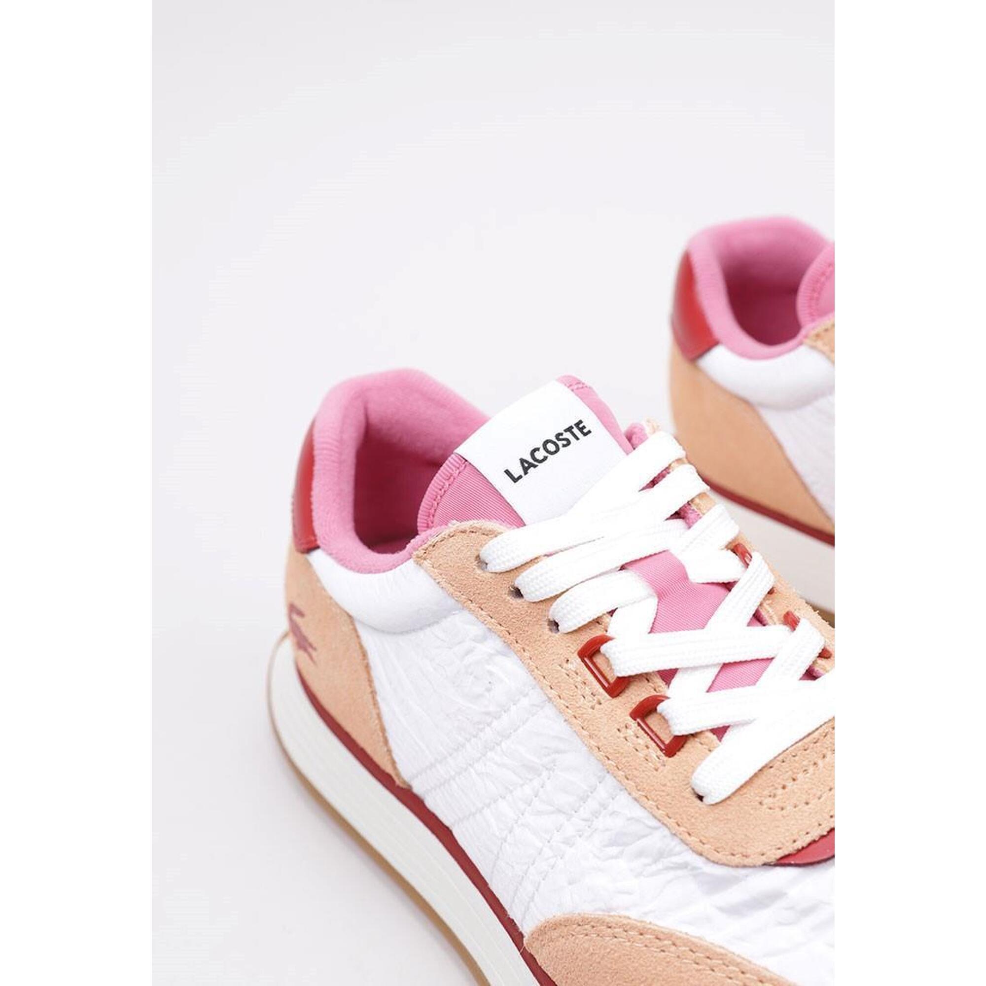Chaussures Deportivas Mujer Lacoste L-SPIN WRINKLED Rose