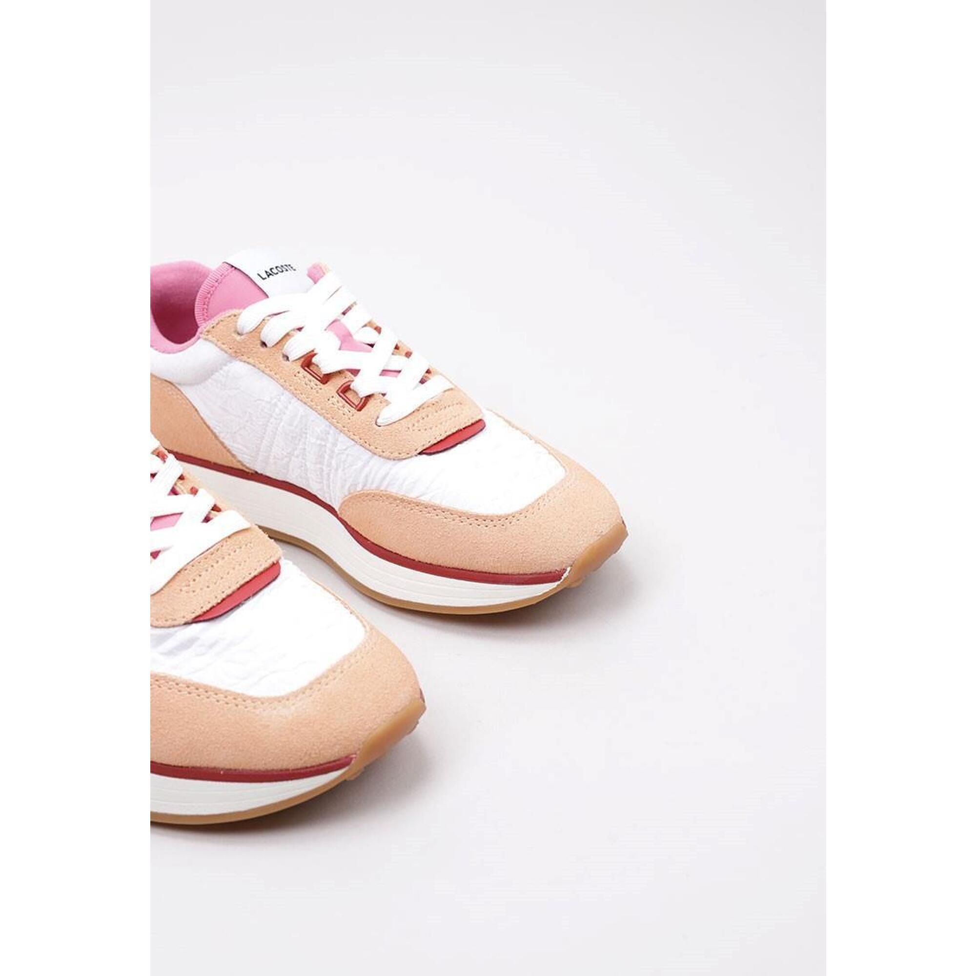Chaussures Deportivas Mujer Lacoste L-SPIN WRINKLED Rose