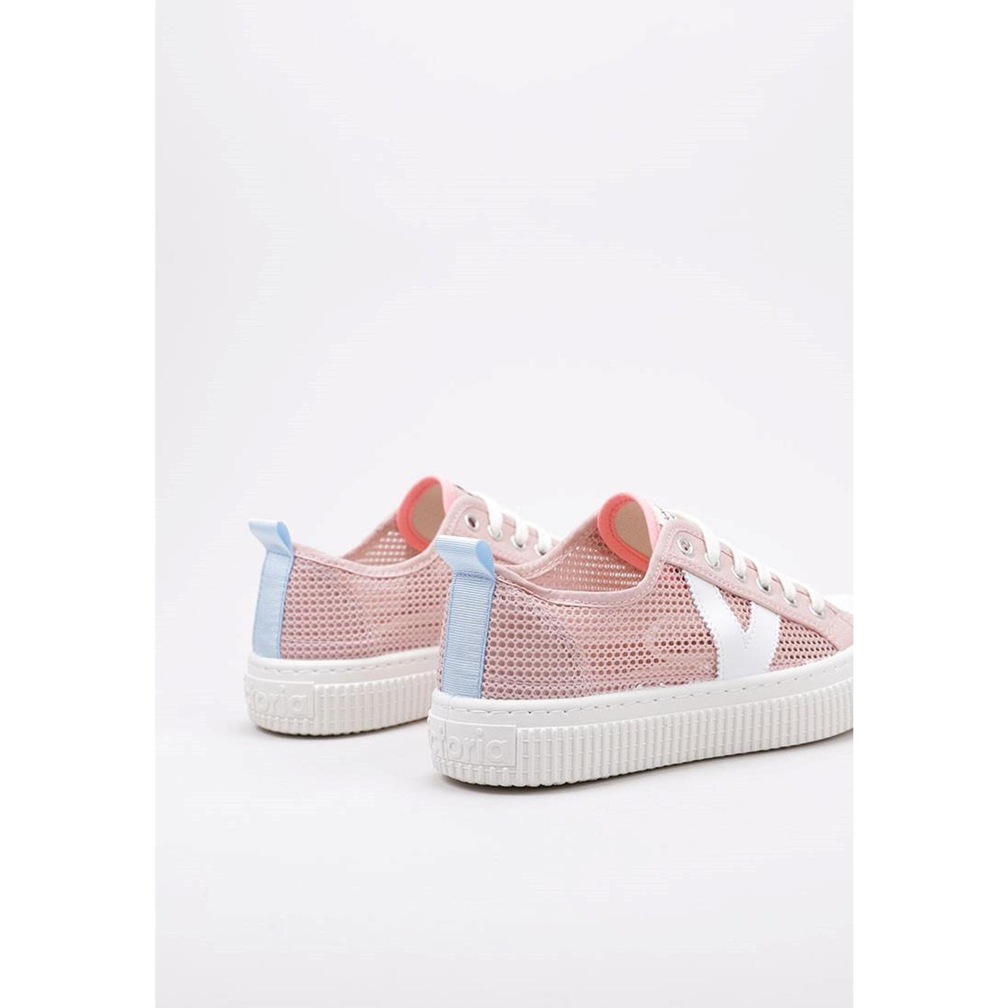 Sneakers Deportivas Mujer Victoria 1915 RE-EDITION BASKET REJILLA Rose