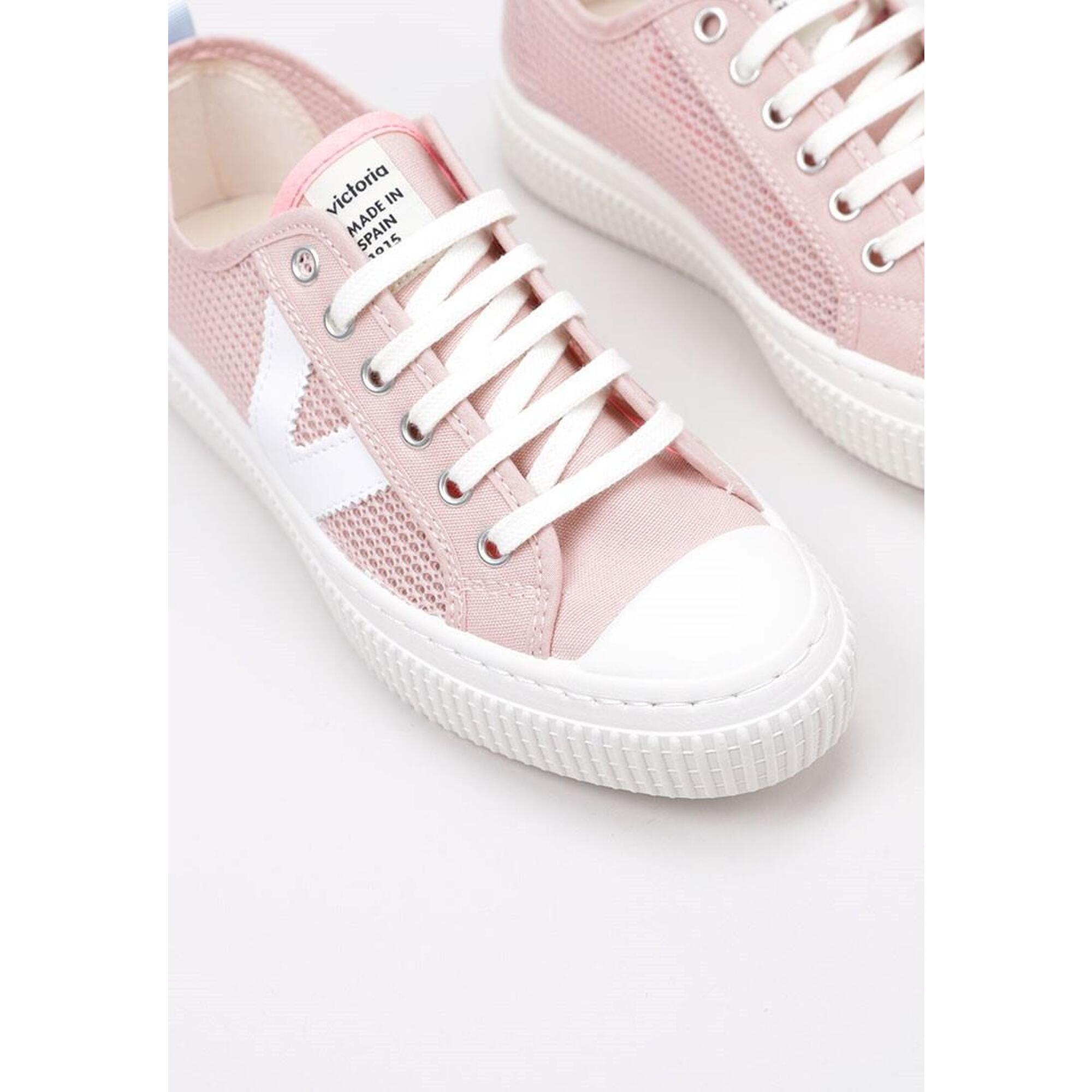 Sneakers Deportivas Mujer Victoria 1915 RE-EDITION BASKET REJILLA Rosa