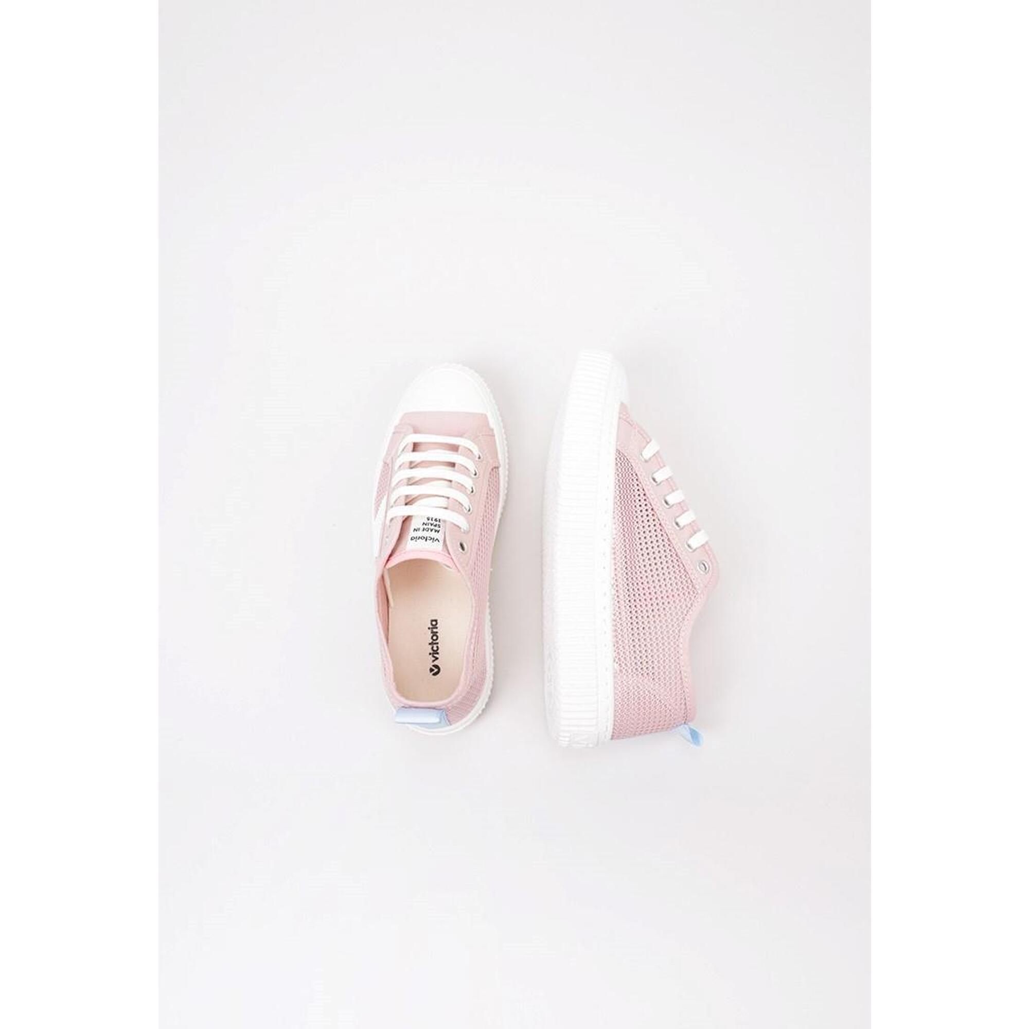 Sneakers Deportivas Mujer Victoria 1915 RE-EDITION BASKET REJILLA Rose