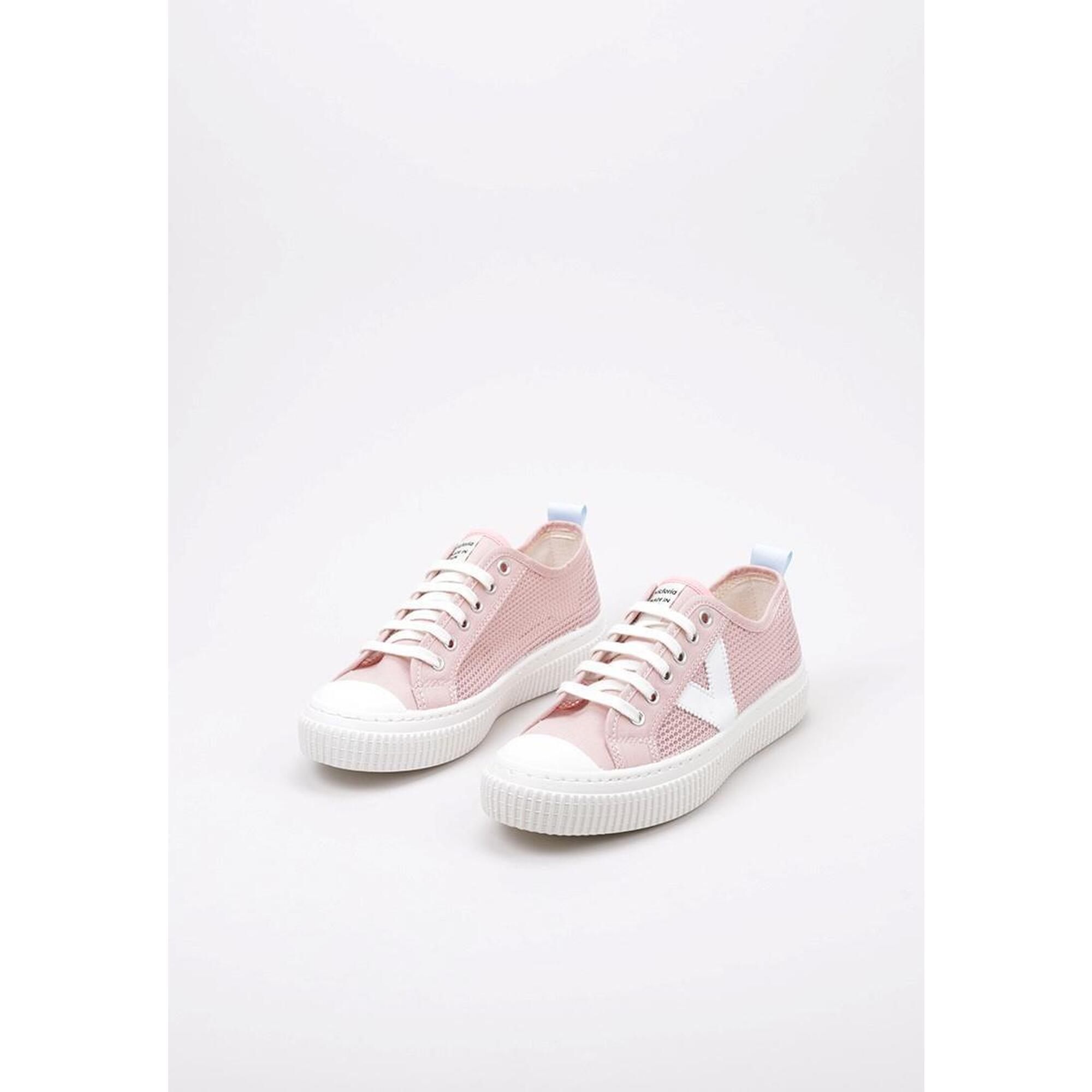 Sneakers Deportivas Mujer Victoria 1915 RE-EDITION BASKET REJILLA Rose