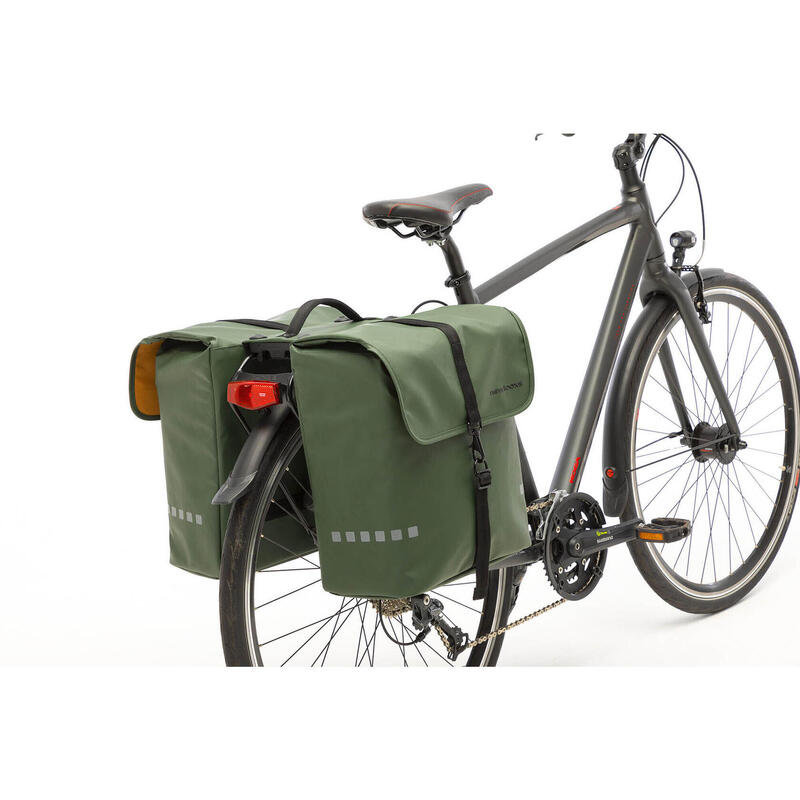 New Looxs sac à vélo double Odense vert MIK 39L