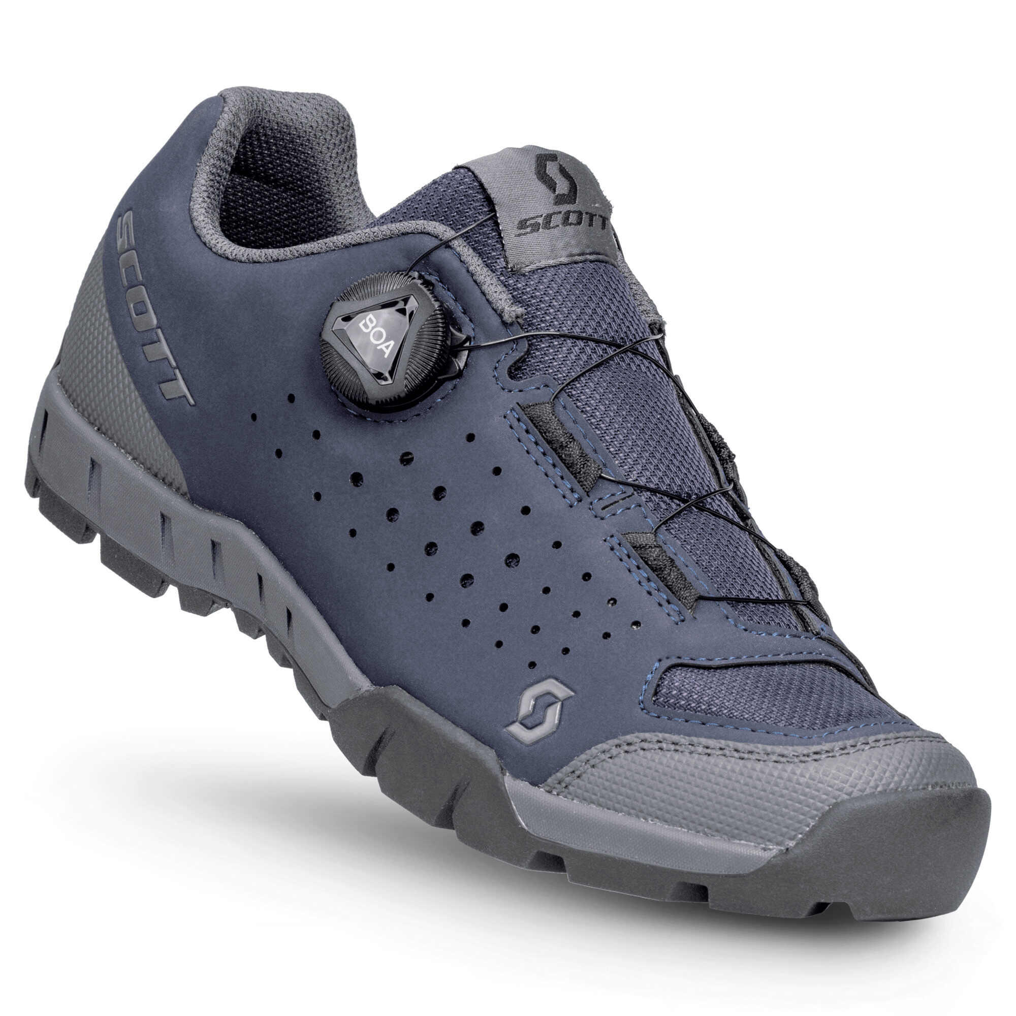 Scott - Scott Chaussures De Vtt - Femmes - Sport Trail Evo Boa - Chaussures De Sport - Bleu|gris - Decathlon