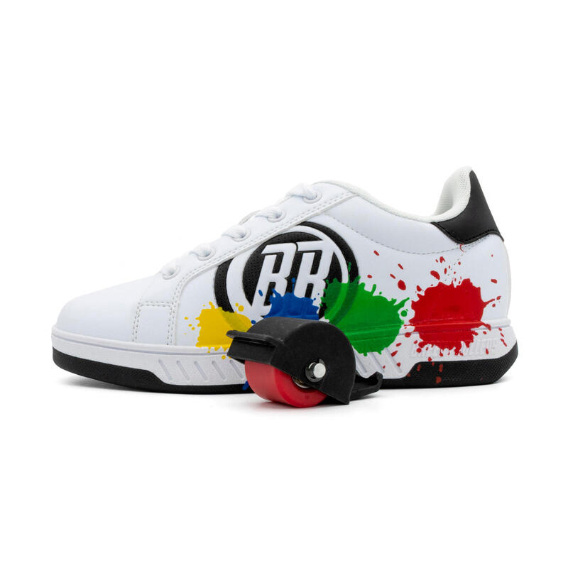 Zapatillas con Ruedas Unisex Breezy Rollers 2180370 blanco negro multicolor