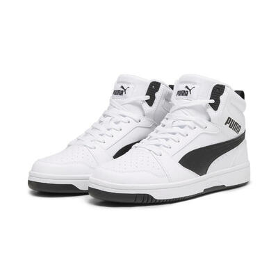 Zapatillas Rebound PUMA White Black Mauve Mist Pink