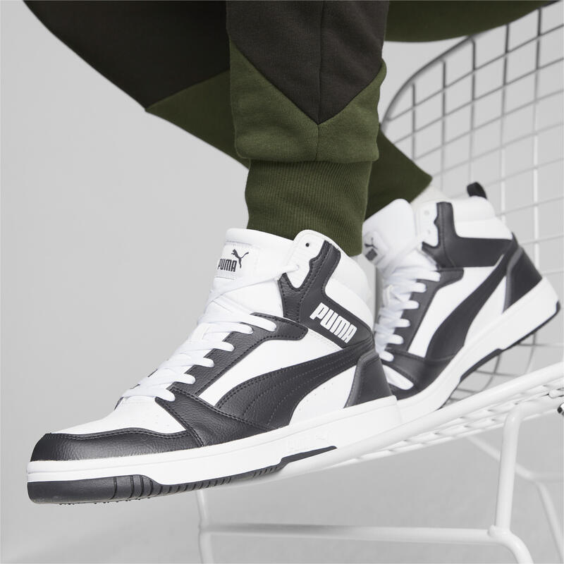 Tenisky Rebound pro dospělé PUMA White Black Shadow Gray