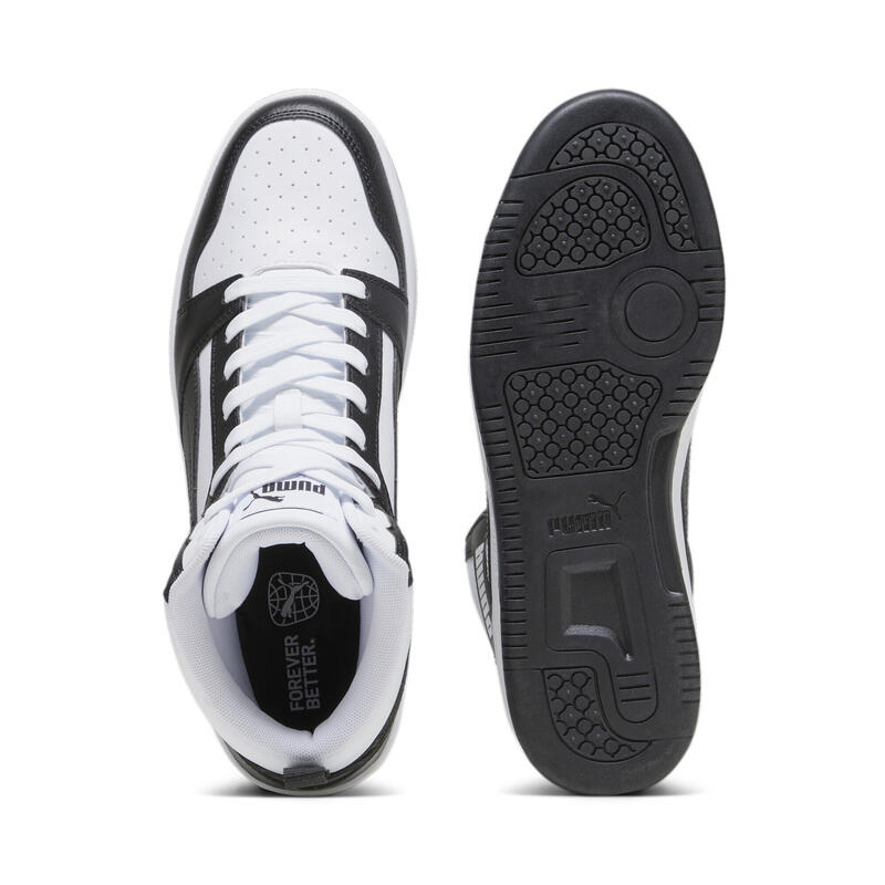 Rebound Sneakers Erwachsene PUMA White Black Shadow Gray
