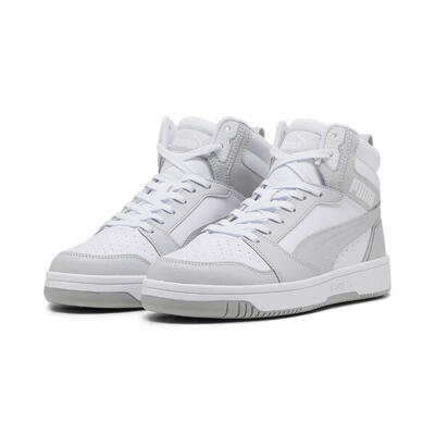Zapatillas Rebound PUMA White Black Mauve Mist Pink