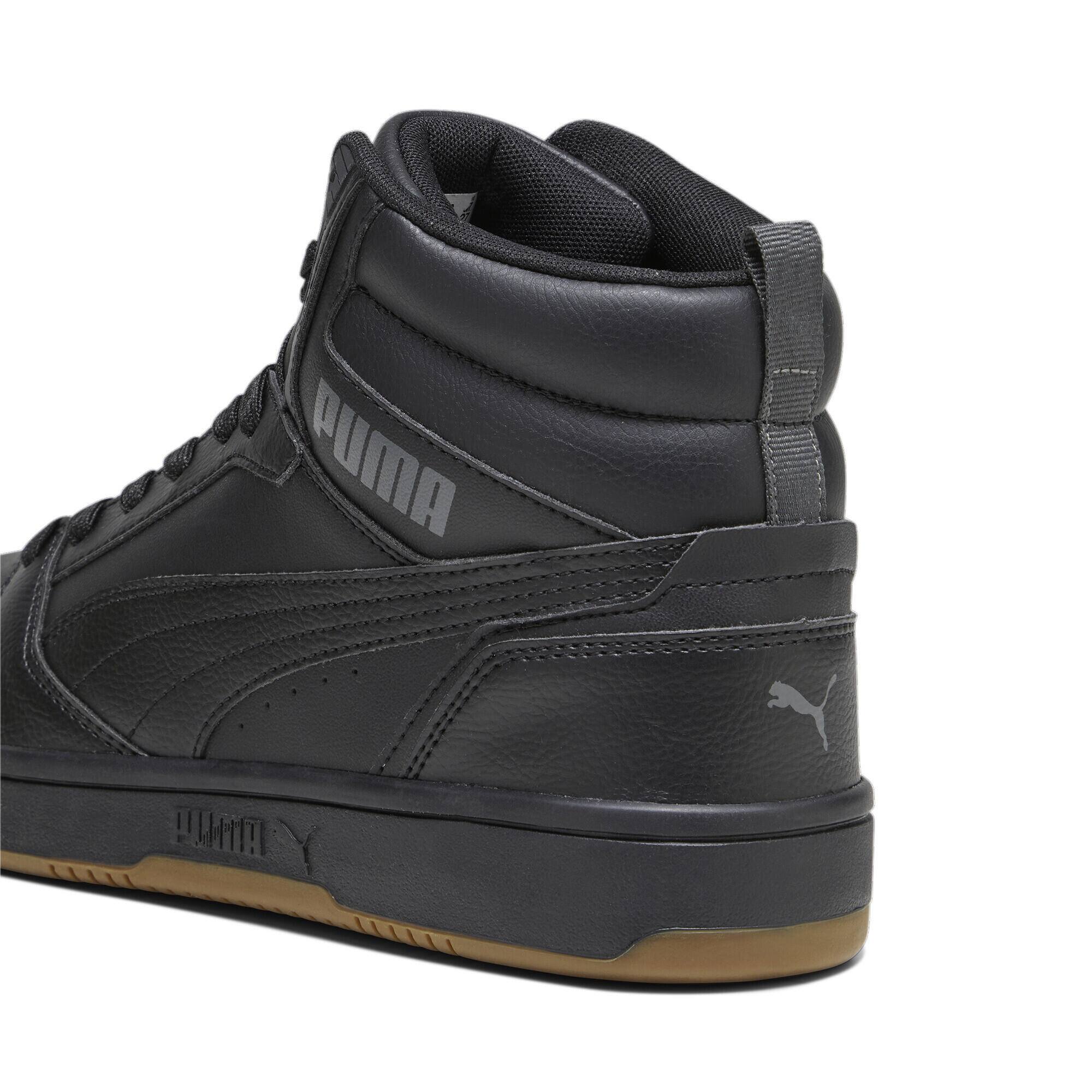 Sneakers Rebound PUMA Black Shadow Gray Gum Beige 4/7