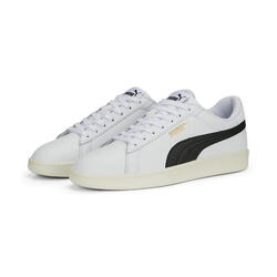 Sneakers Smash 3.0 L PUMA White Black Gold Frosted Ivory beige