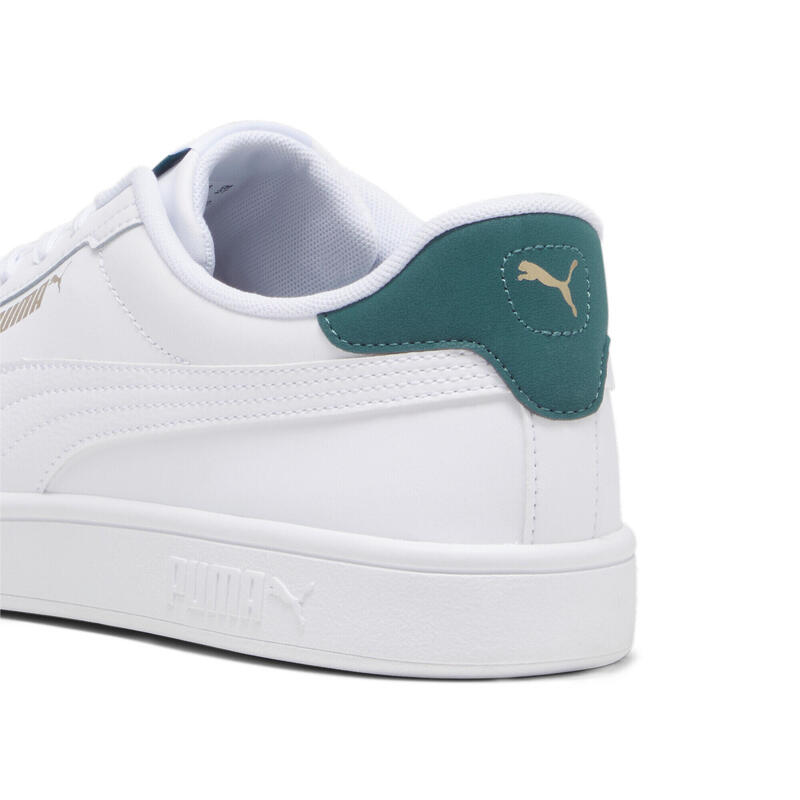Smash 3.0 L Sneakers Erwachsene PUMA White Malachite Gold Green