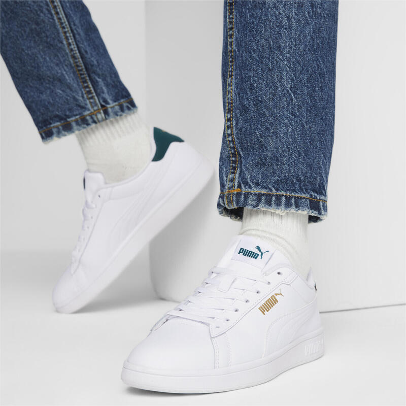 Sneakers Smash 3.0 L PUMA White Malachite Gold Green