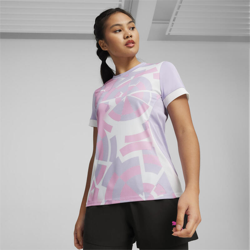 IndividualGOAL Graphic shirt voor dames PUMA Vivid Violet Purple