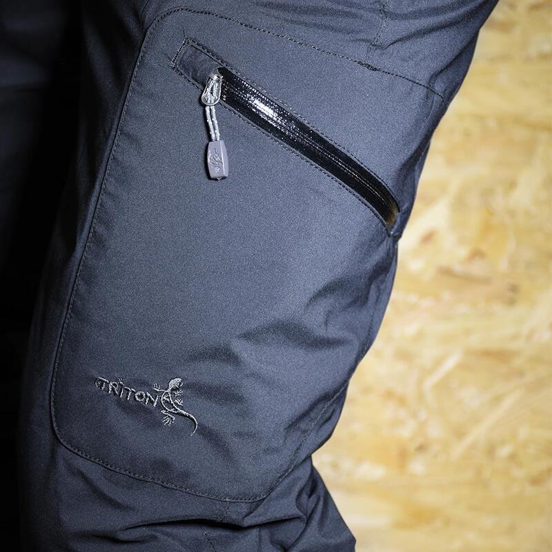 Women Water Repellent Insulation Ski Pants - Black