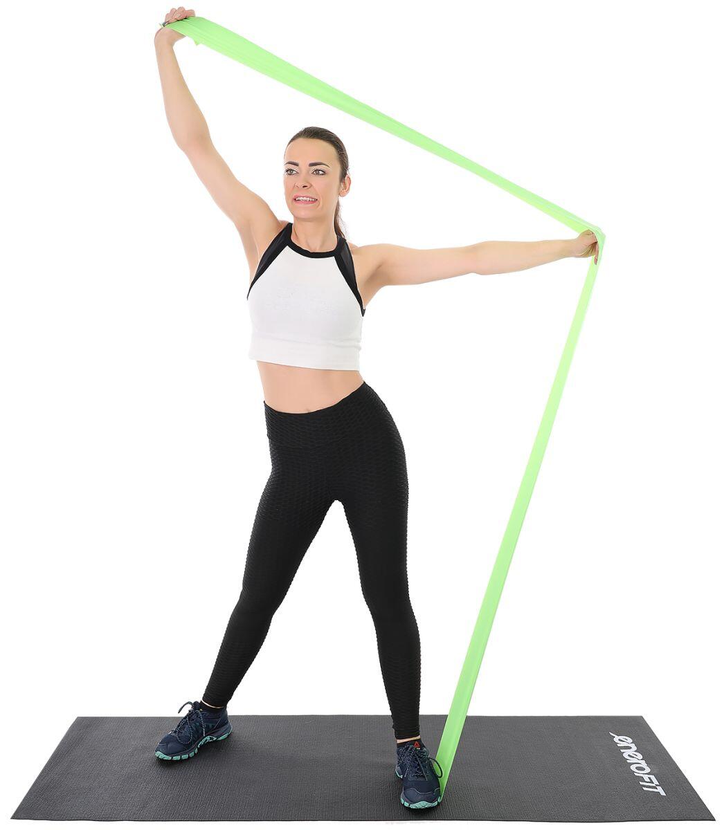 Taśma elastyczna fitness Enero Fit 200x15cm, 0,40mm, 10-15 kg 4/5