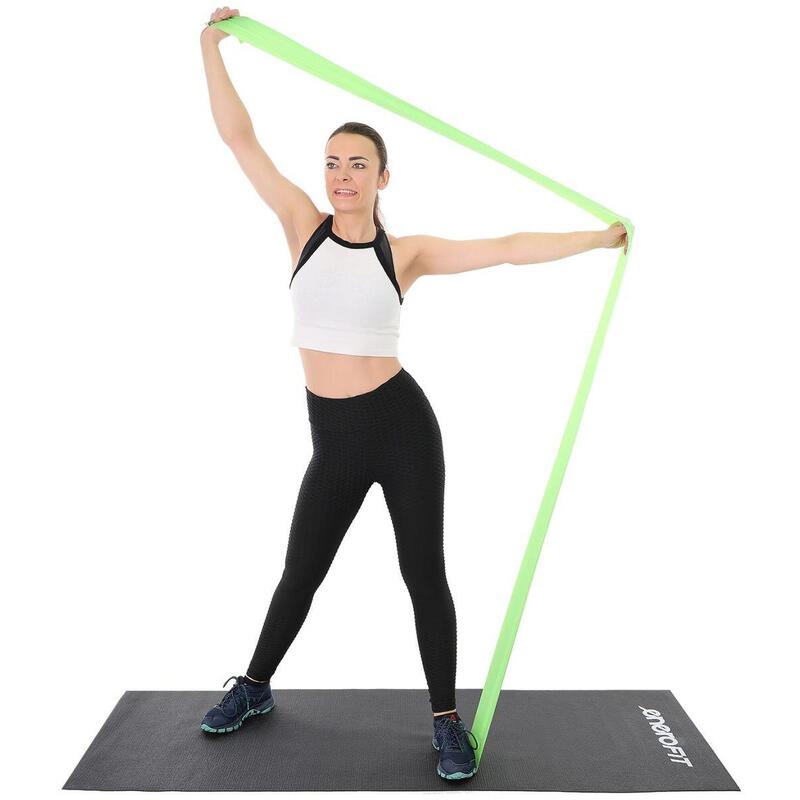 Taśma elastyczna fitness Enero Fit 200x15cm, 0,40mm, 10-15 kg