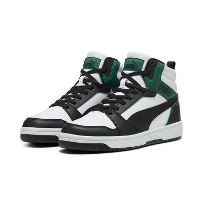 Rebound sneakers puma white black vine green