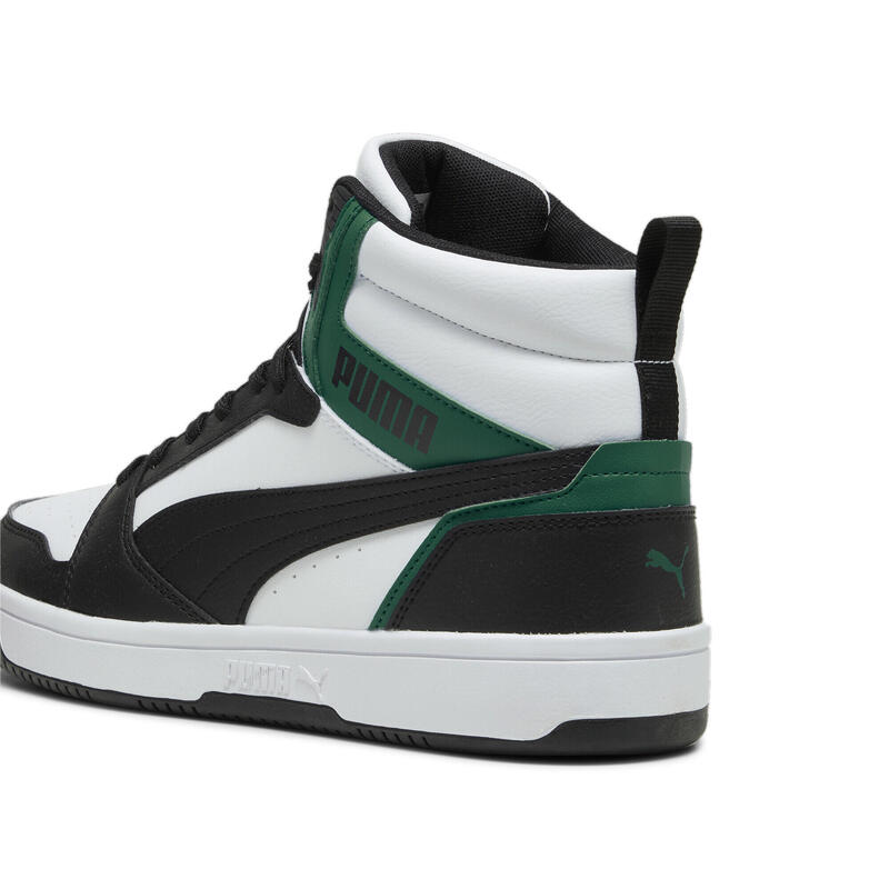 Sneaker Rebound PUMA White Black Vine Green