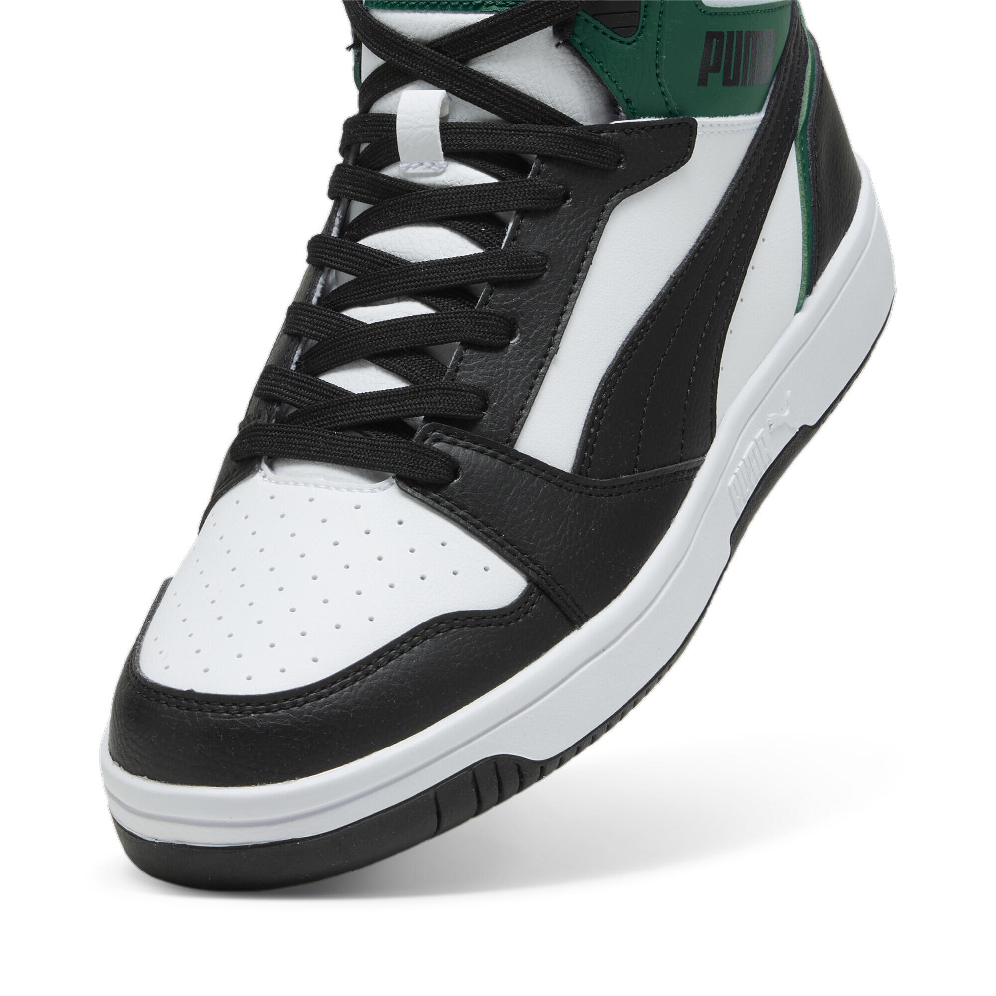 Sneakers Rebound PUMA White Black Vine Green 6/6