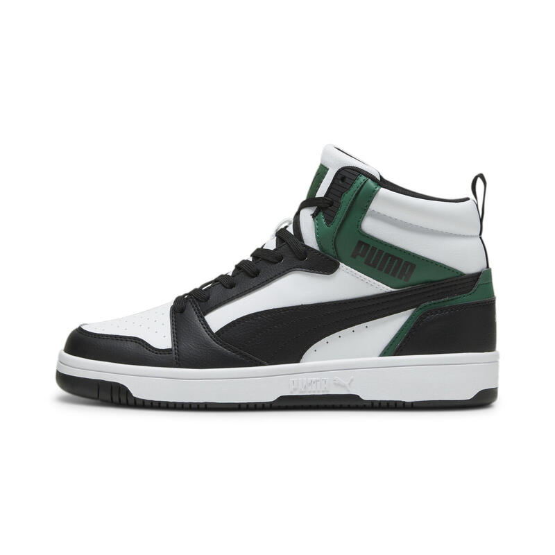 Sneaker Rebound PUMA White Black Vine Green